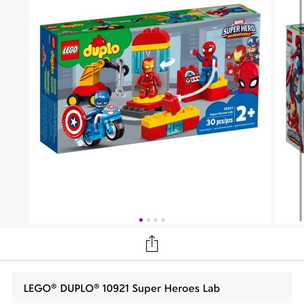 Lego duplo superhero lab